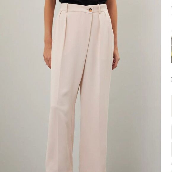 BA&SH Shen off-white trouser pants size 40 size 8 EUC - Picture 2 of 13